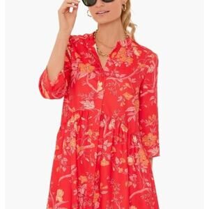 Tuckernuck Red Floral Mini Dress